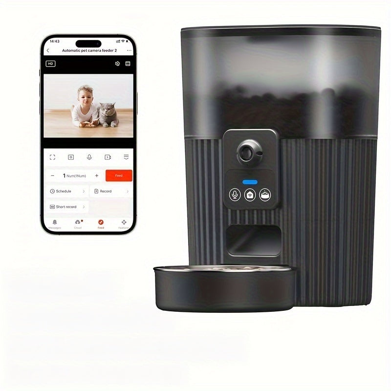 🐾 PAPIFEED Automatic Cat Feeder – Smart Feeding, Happy Pet