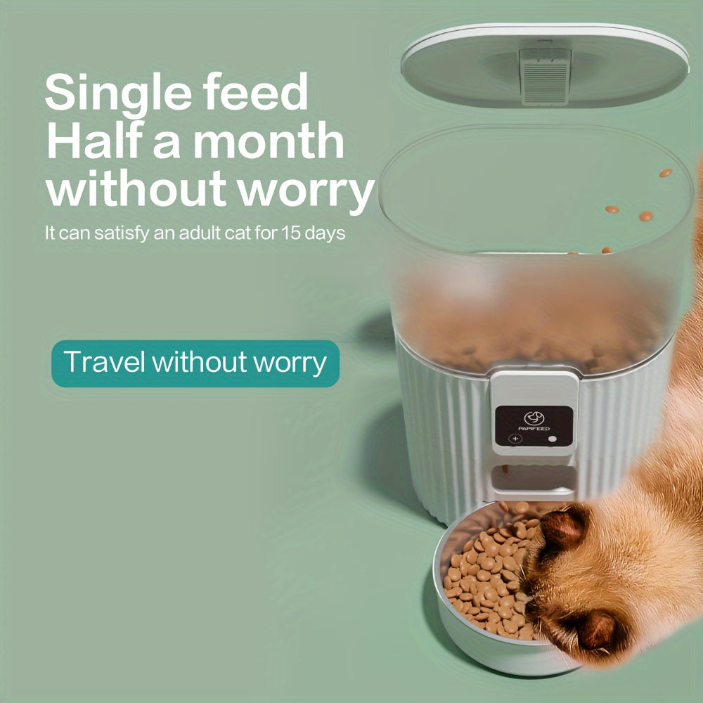 🐾 PAPIFEED Automatic Cat Feeder – Smart Feeding, Happy Pet