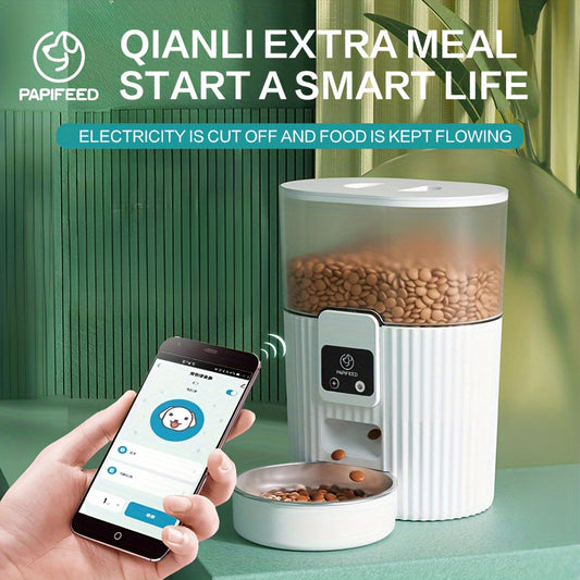 🐾 PAPIFEED Automatic Cat Feeder – Smart Feeding, Happy Pet