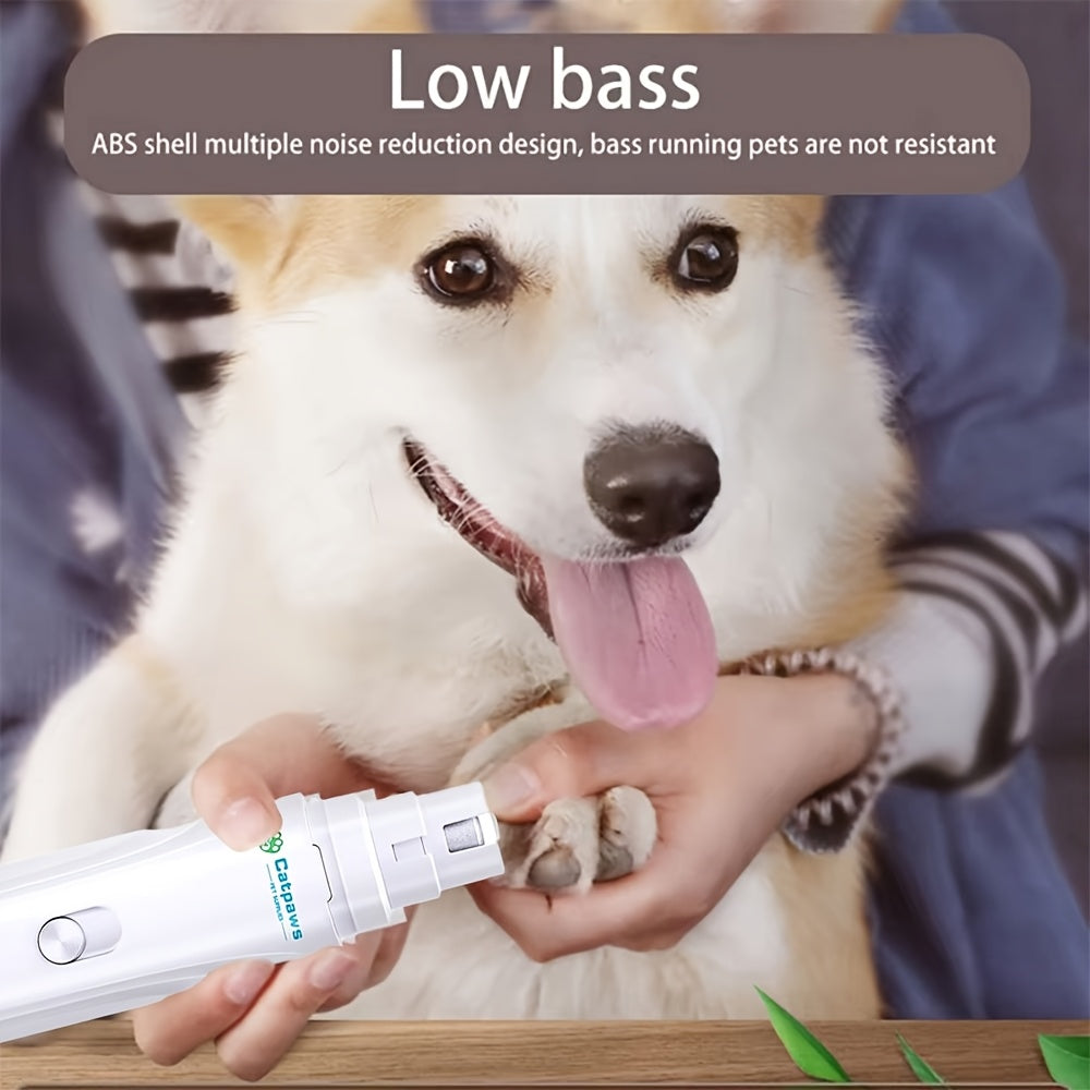 🐾 Electric Dog Cat Nail Clippers Quiet Electric Dog Cat Paws Nail Grooming