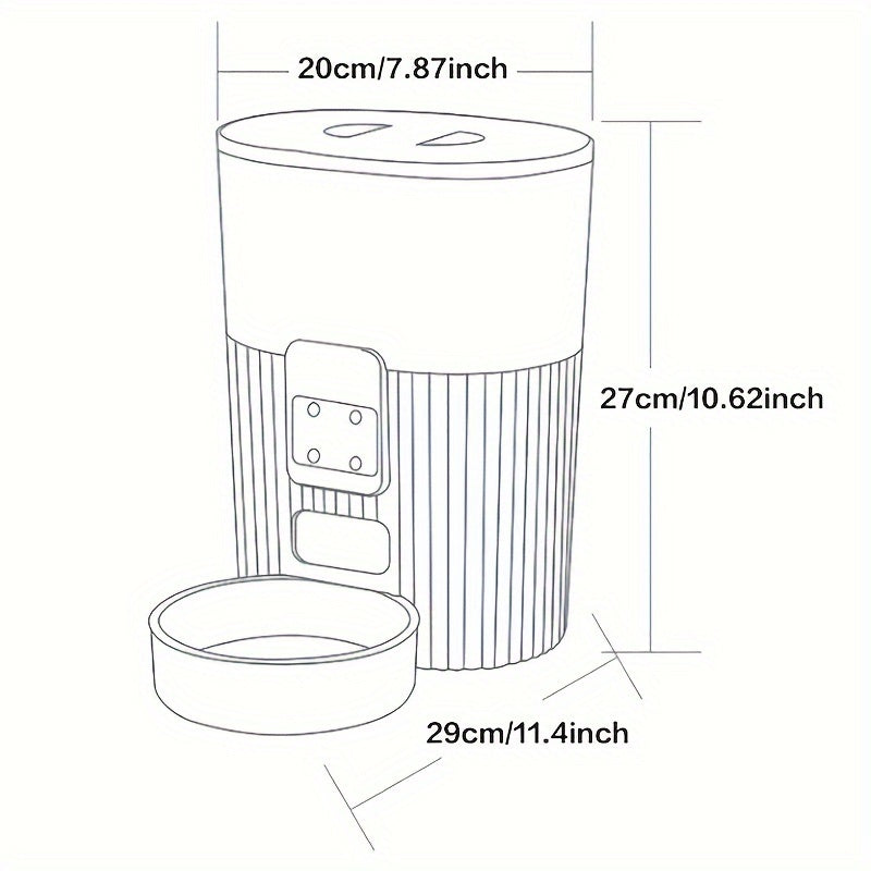 🐾 PAPIFEED Automatic Cat Feeder – Smart Feeding, Happy Pet