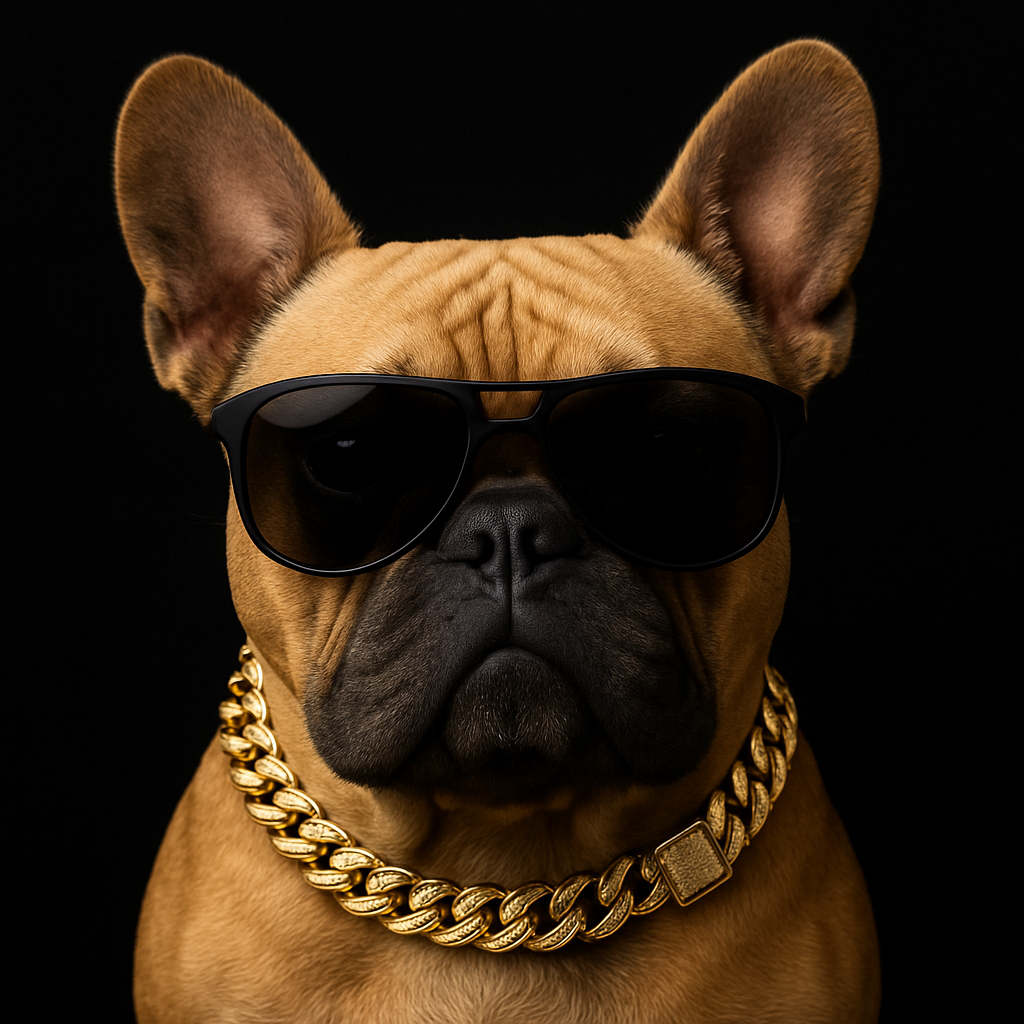 💎 Dog Chain Collar – Luxury Gold Pet Metal Chain