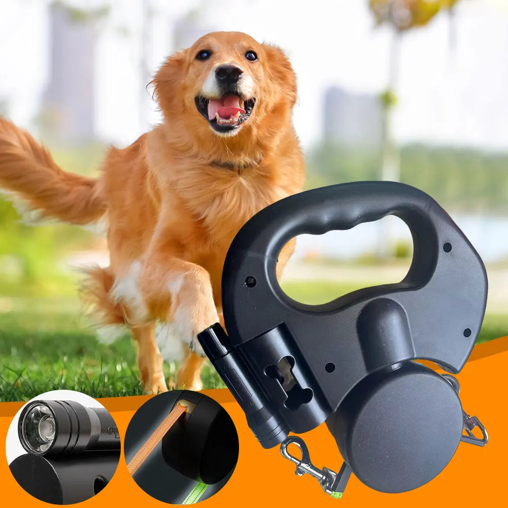 Double Headed Dog Leash Traction Rope 360°