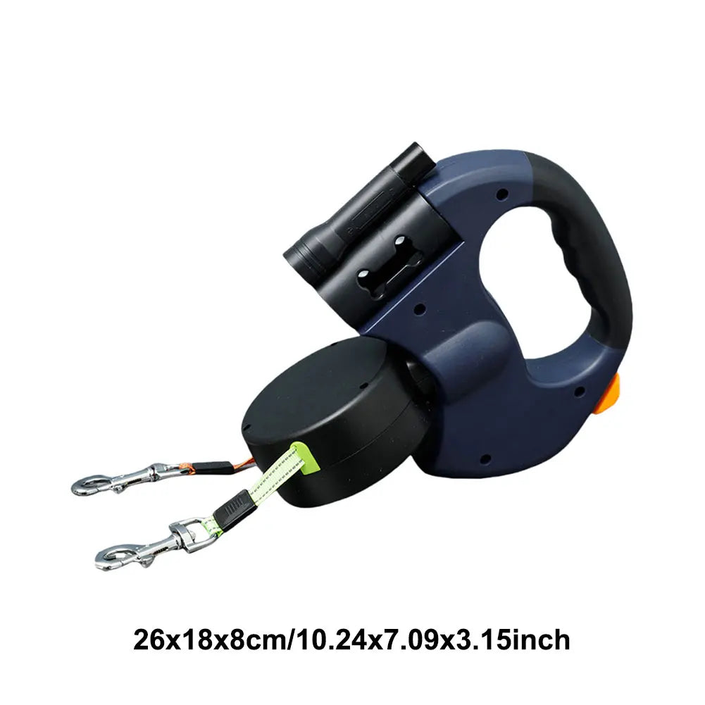 Double Headed Dog Leash Traction Rope 360°