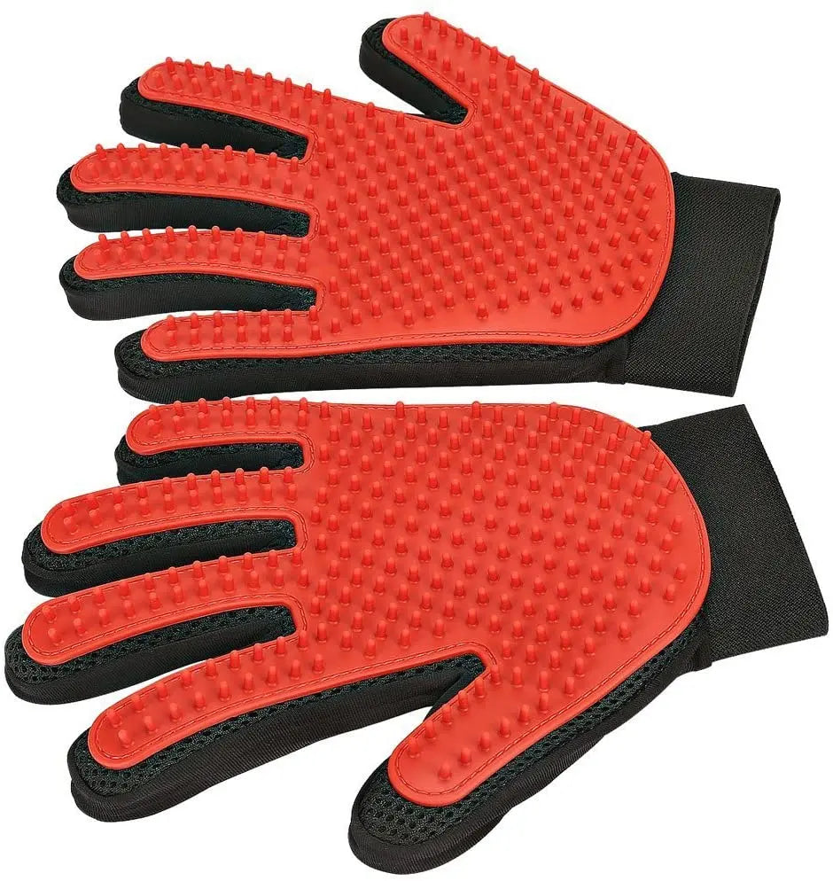 Pet Grooming Glove Gentle Efficient