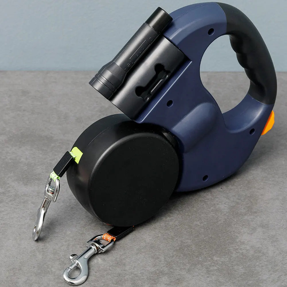 Double Headed Dog Leash Traction Rope 360°