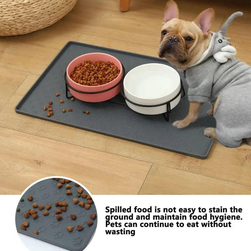 Silicone Dog Cat Food Mat