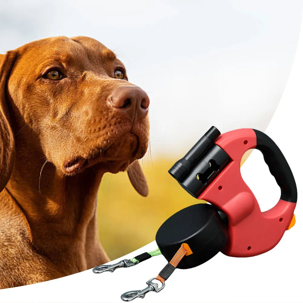 Double Headed Dog Leash Traction Rope 360°